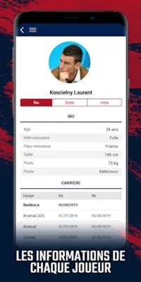 Foot Bordeaux android App screenshot 1