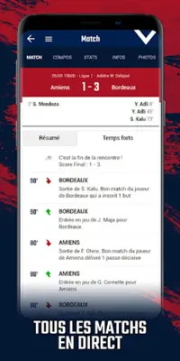 Foot Bordeaux android App screenshot 2